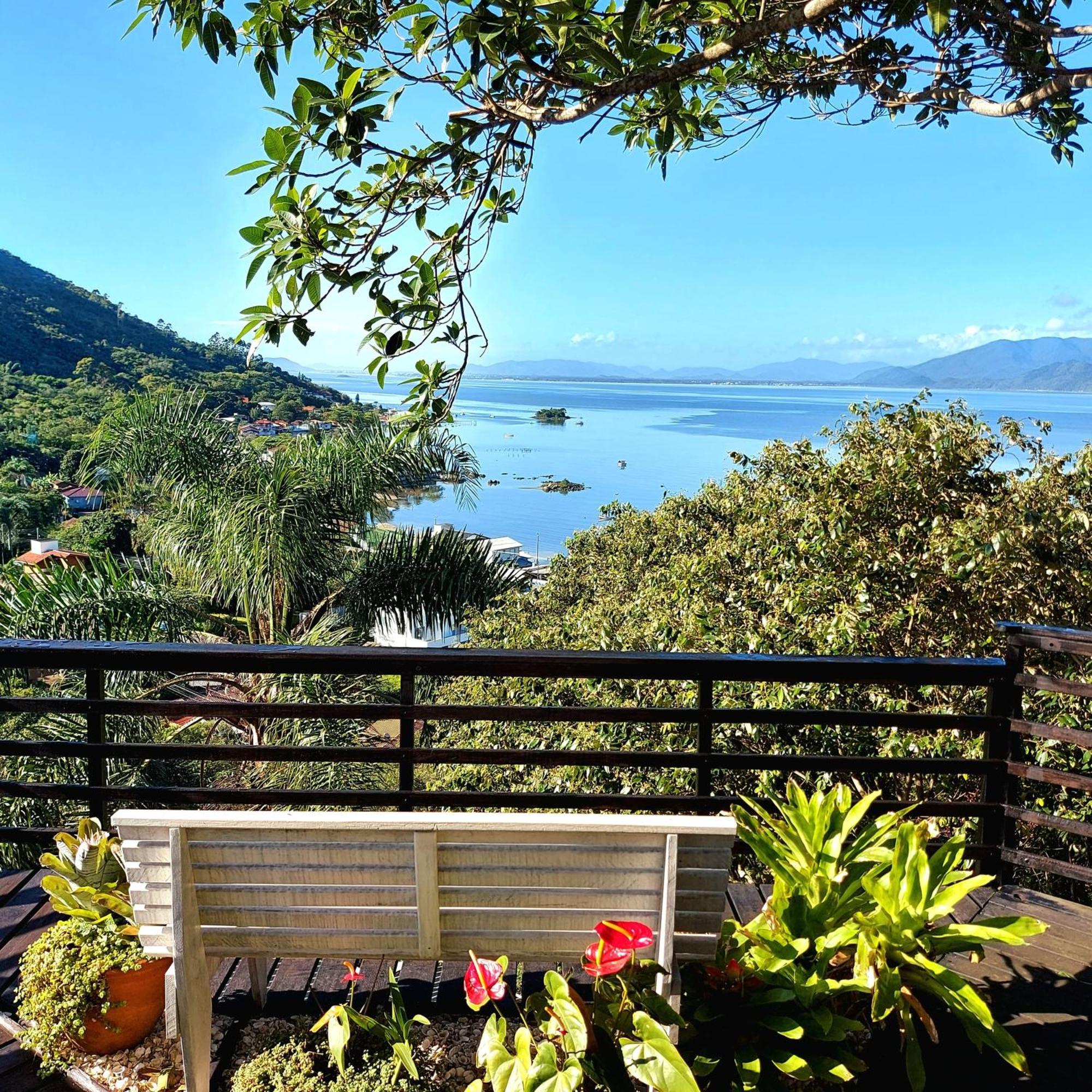 Casa Na Montanha Com Vista Para O Mar Florianopolis Luaran gambar
